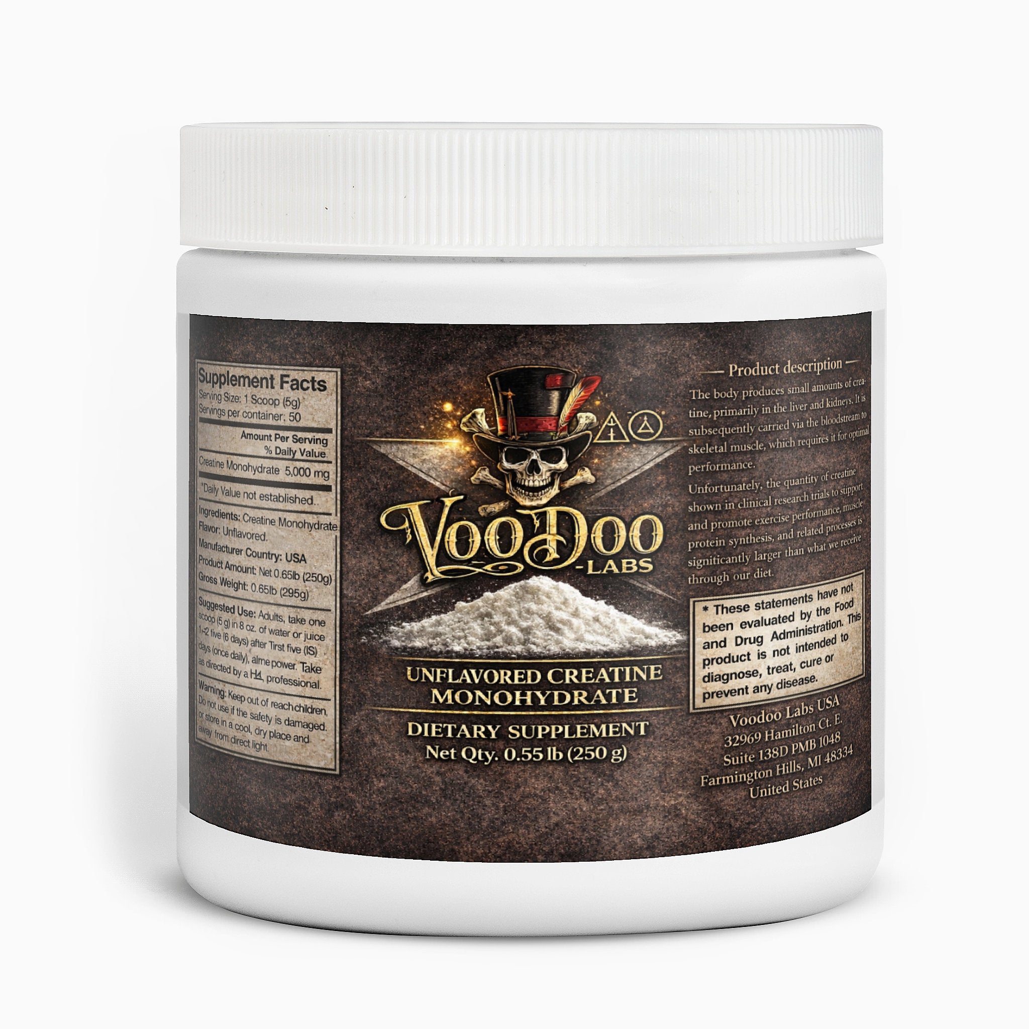 Creatine Monohydrate (UNFLAVORED)