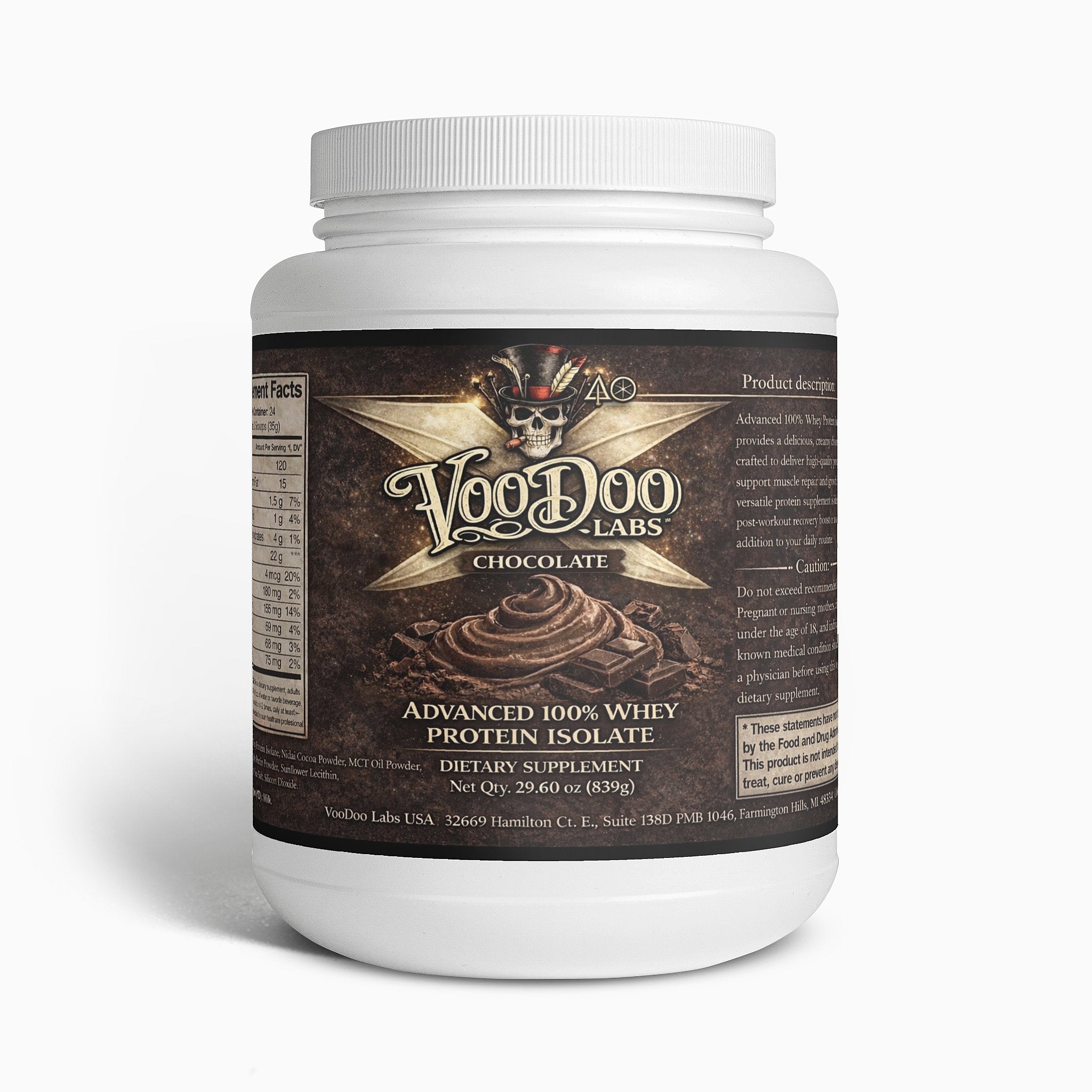 Advanced 100% Whey Protein Isolate (Chocolate)