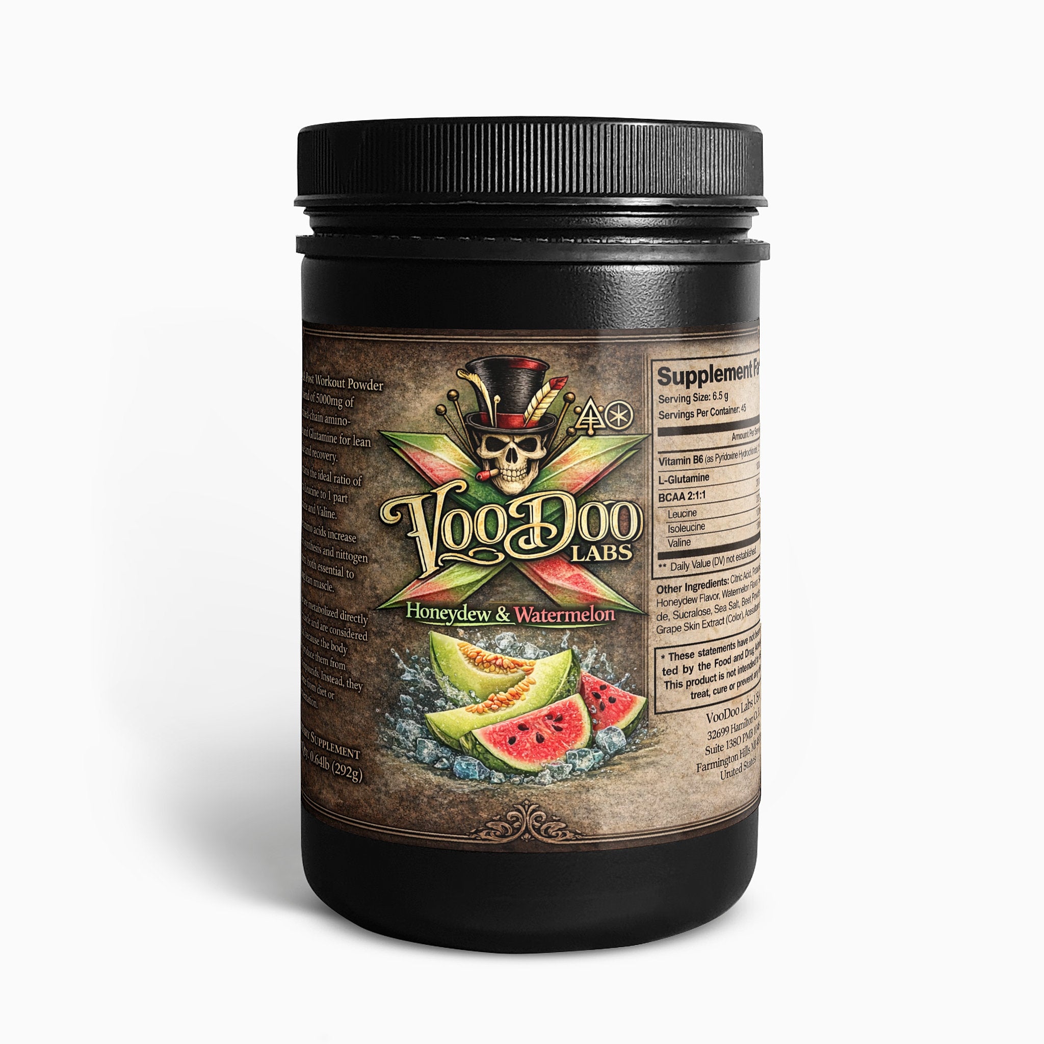 BCAA Post Workout Powder (Honeydew/Watermelon)