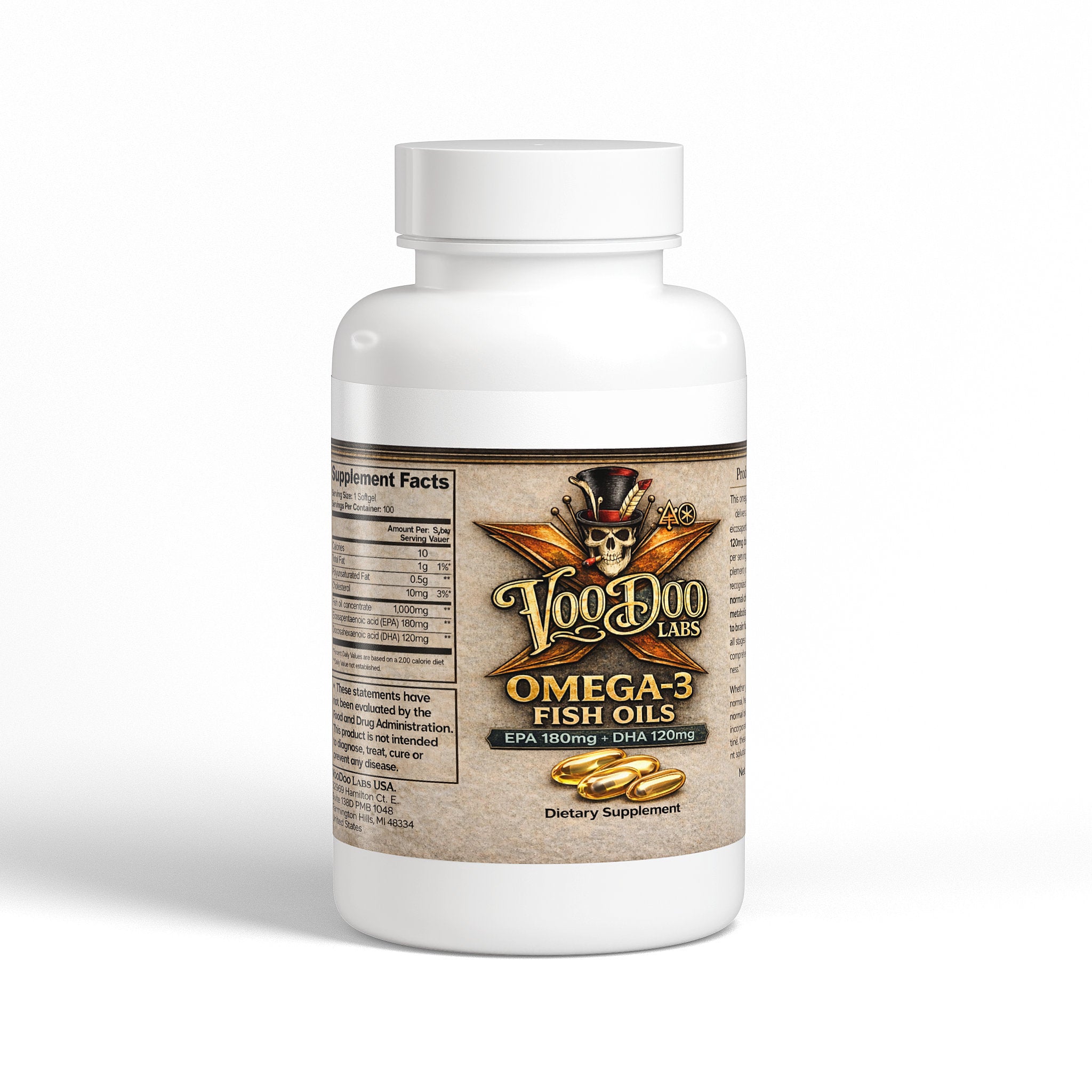Omega-3 EPA 180mg + DHA 120mg